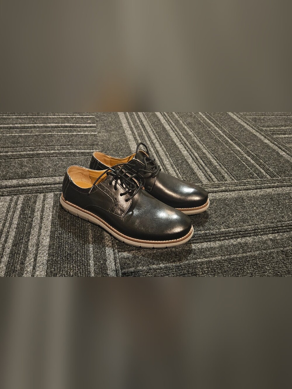 Johnson & Murphy Black Shoes - Lace-Up School & Dress Size 5.5